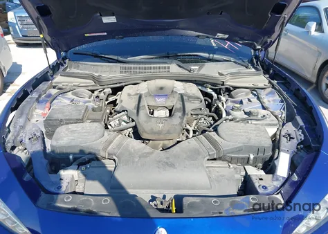 2017 Maserati Ghibli S Q4 from USA, damaged, VIN ZAM57RTA6H1229956